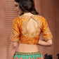 A Line Lehenga Silk Multi Colour Embroidered Lehenga Choli