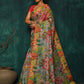Designer Fancy Fabric Multi Colour Digital Print Saree