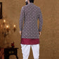 Dhoti Kurta Lucknowi Silk Multi Colour Fancy Work Mens