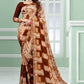 Classic Faux Georgette Multi Colour Patch Border Saree