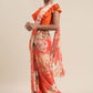 Trendy Saree Chiffon Multi Colour Digital Print Saree