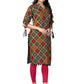 Designer Kurti Rayon Multi Colour Foil Print Kurtis