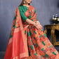 Trendy Saree Tussar Silk Multi Colour Embroidered Saree