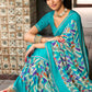 Contemporary Georgette Multi Colour Print Saree