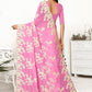 Contemporary Georgette Multi Colour Patch Border Saree
