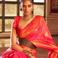 Classic Handloom Silk Multi Colour Weaving Saree