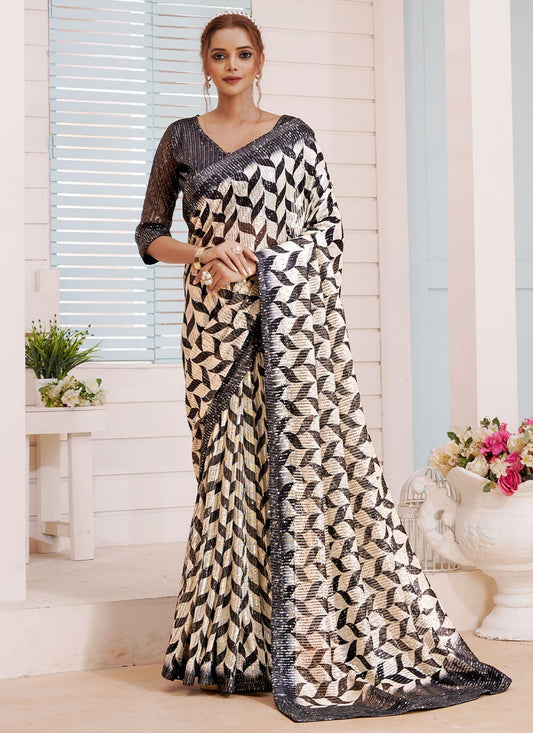 Classic Imported Multi Colour Digital Print Saree