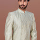 Indo Western Jacquard Multi Colour Fancy Work Mens