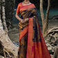 Classic Kanjivaram Silk Multi Colour Woven Saree