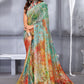 Classic Net Multi Colour Digital Print Saree