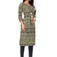 Party Wear Kurti Rayon Viscose Multi Colour Foil Print Kurtis