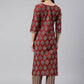 Salwar Suit Cotton Multi Colour Print Salwar Kameez