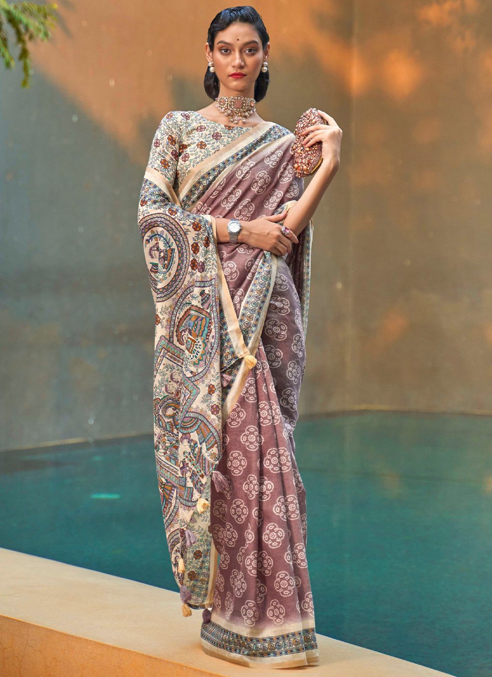 Trendy Saree Cotton Multi Colour Print Saree