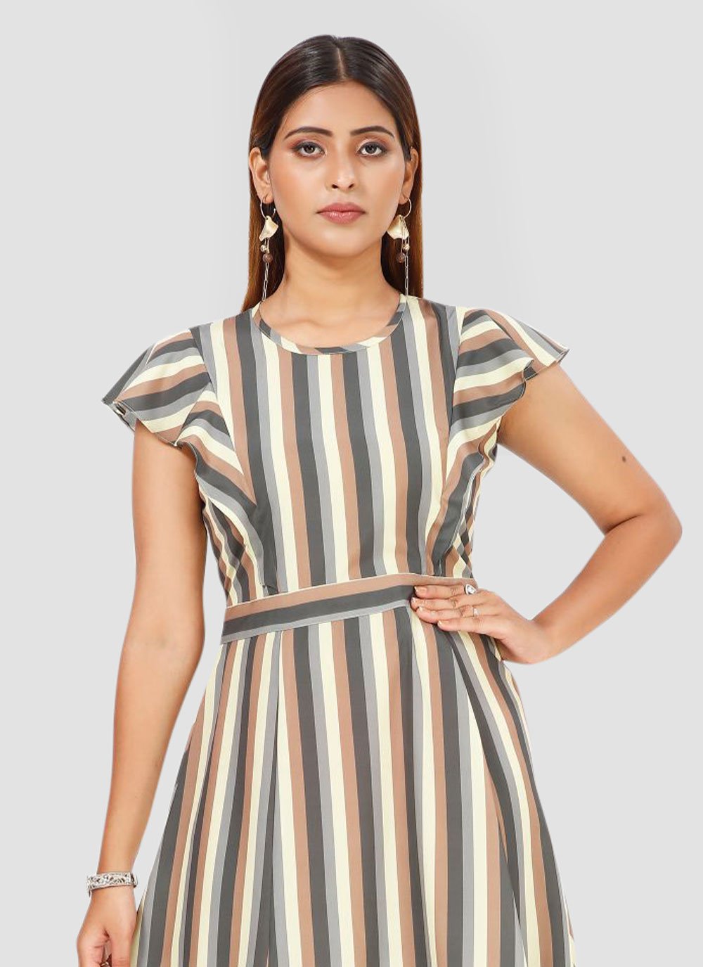 Casual Kurti Faux Crepe Multi Colour Print Kurtis