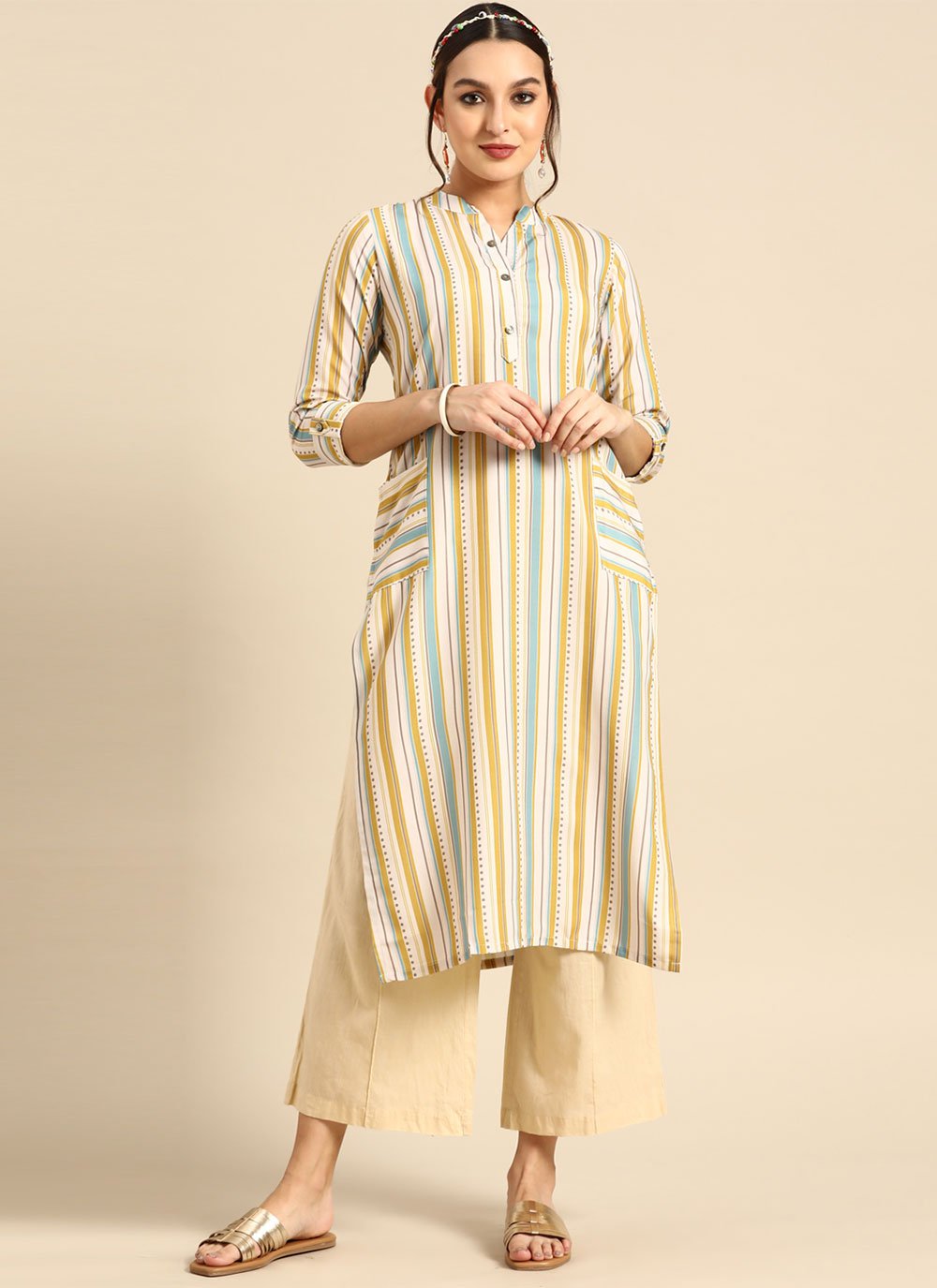 Casual Kurti Rayon Multi Colour Print Kurtis