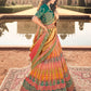 Lehenga Choli Silk Multi Colour Embroidered Lehenga Choli