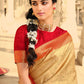 Contemporary Silk Multi Colour Patch Border Saree