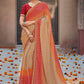 Contemporary Silk Multi Colour Fancy Work Saree