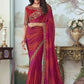 Contemporary Silk Multi Colour Embroidered Saree