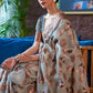 Trendy Saree Organza Multi Colour Weaving Saree
