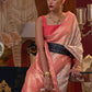 Contemporary Handloom Silk Multi Colour Weaving Saree