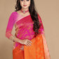 Trendy Saree Georgette Multi Colour Weaving Saree