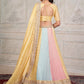 Lehenga Choli Georgette Multi Colour Dori Work Lehenga Choli