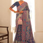 Trendy Saree Pashmina Multi Colour Kashmiri Saree