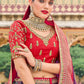 Lehenga Choli Silk Multi Colour Embroidered Lehenga Choli