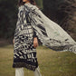 Salwar Suit Muslin Viscose Black Off White Digital Print Salwar Kameez