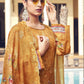 Straight Salwar Suit Muslin Mustard Digital Print Salwar Kameez