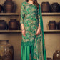 Salwar Suit Muslin Green Embroidered Salwar Kameez