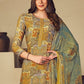 Salwar Suit Muslin Multi Colour Embroidered Salwar Kameez