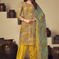 Salwar Suit Muslin Multi Colour Embroidered Salwar Kameez