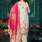 Salwar Suit Muslin Off White Digital Print Salwar Kameez