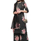 Salwar Suit Muslin Black Print Salwar Kameez