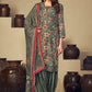 Salwar Suit Muslin Grey Embroidered Salwar Kameez