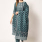 Salwar Suit Muslin Sea Green Embroidered Salwar Kameez