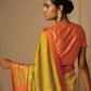 Classic Brasso Mustard Orange Woven Saree