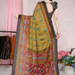 Classic Chiffon Mustard Patola Print Saree