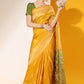 Trendy Saree Handloom Silk Mustard Woven Saree