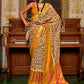 Classic Patola Silk Mustard Weaving Saree