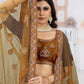 Lehenga Choli Net Mustard Embroidered Lehenga Choli