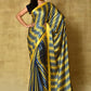 Classic Satin Mustard Digital Print Saree