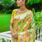 Classic Silk Mustard Woven Saree