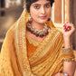 Classic Silk Mustard Digital Print Saree