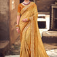 Classic Silk Mustard Digital Print Saree