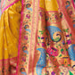 Traditional Saree Silk Mustard Weaving Saree