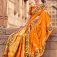 Classic Silk Mustard Weaving Saree