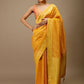 Classic Art Banarasi Silk Mustard Woven Saree